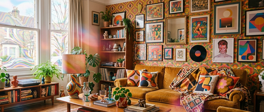 Embracing the Maximalist Aesthetic for a Bright and Retro Home