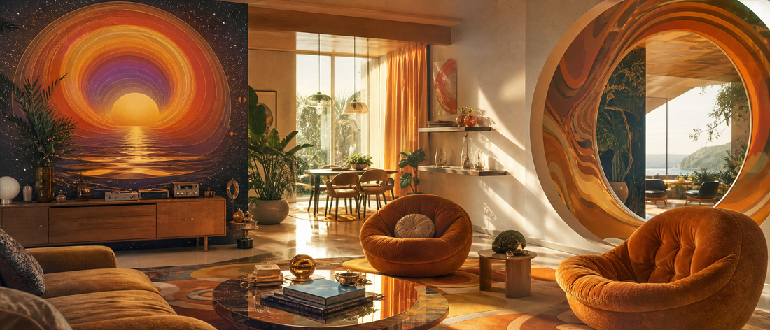 Dive Into the 1960's and 1970's Retro Vibes with Groovy Dopamine Decor faroutgoods