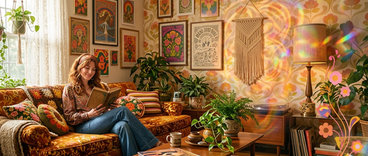 Creating a Groovy Living Space with Flower Power Inspiration