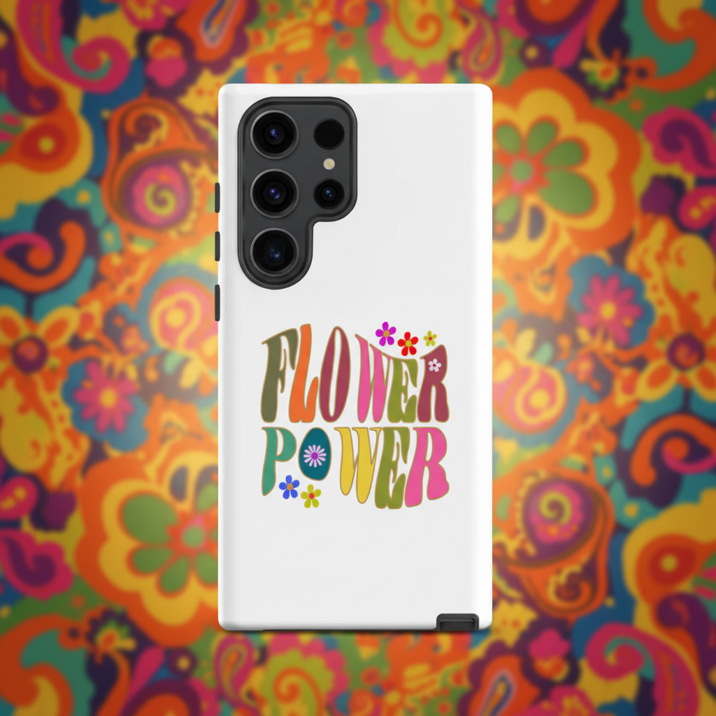 Retro Flower Power 70s Aesthetic Design - Tough case for Samsung®