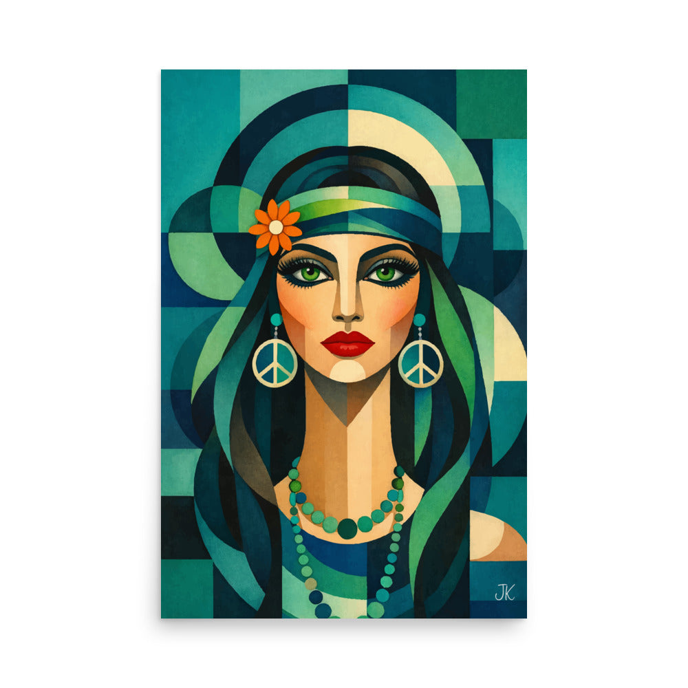 Groovy Boho Peace Goddess