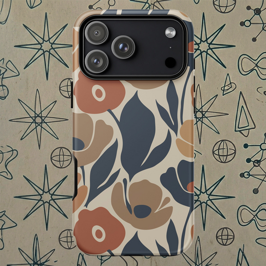 Retro Floral Dreams Tough Case for iPhone®