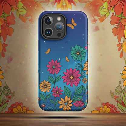 Vintage Floral & Butterfly Aesthetic - Tough Case for iPhone®