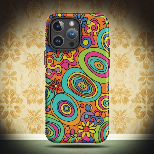 Retro 70s Psychedelic Groovy - Tough Case for iPhone® - Far Out Goods