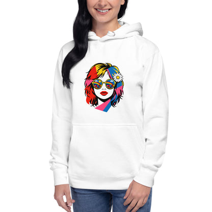 Retro Pop Art Woman Hoodie | Psychedelic Apparel | Far Out Goods