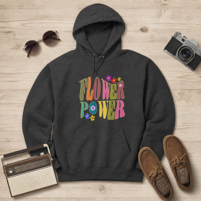 Soft cotton-blend unisex hoodie, retro Flower Power unisex Hoodie | Far Out Goods 