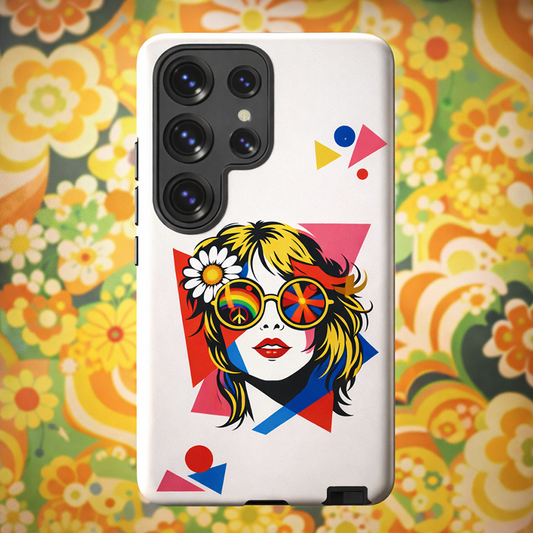 Retro Pop Art Lady - Tough case for Samsung® - Far Out Goods