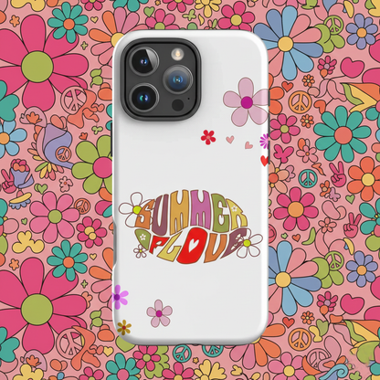 Retro Summer of Love Psychedelic Typography - Tough Case for iPhone®