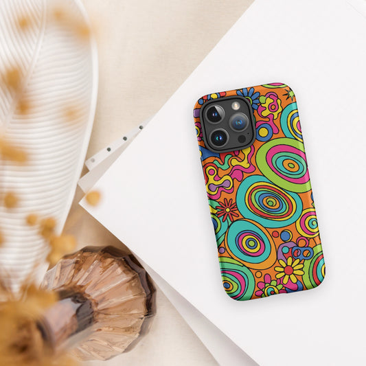 Retro 70s Psychedelic Groovy - Tough Case for iPhone® - Far Out Goods
