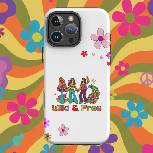 Retro Summer of Love - Wild and Free - Tough Case for iPhone®